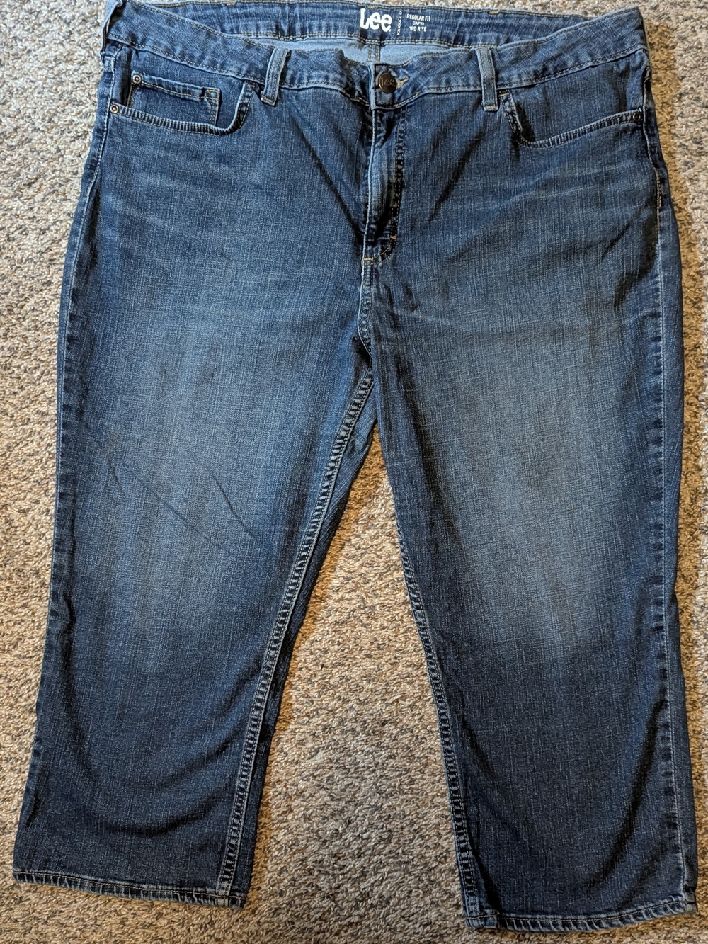 Lee Women’s Blue Denim Capris